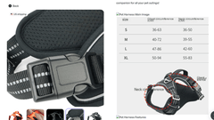 Durable Waterproof Pet Harness with Vertical Handle - Second -To None
