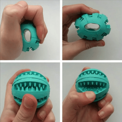 Interactive Rubber Slow Feeder Dog Ball - Second -To None