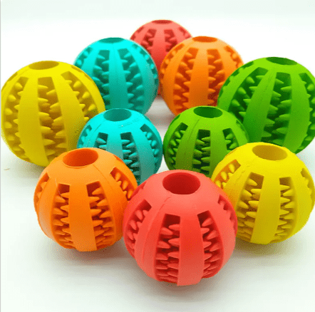 Interactive Rubber Slow Feeder Dog Ball - Second -To None