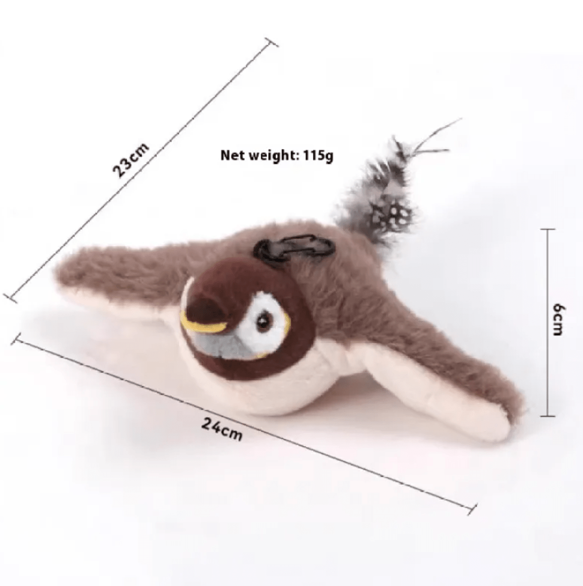 Plush Bird Pet Toy - Second -To None