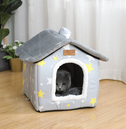 Warm Closed Dog Kennel House for Pets - Second -To None