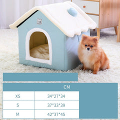 Warm Closed Dog Kennel House for Pets - Second -To None